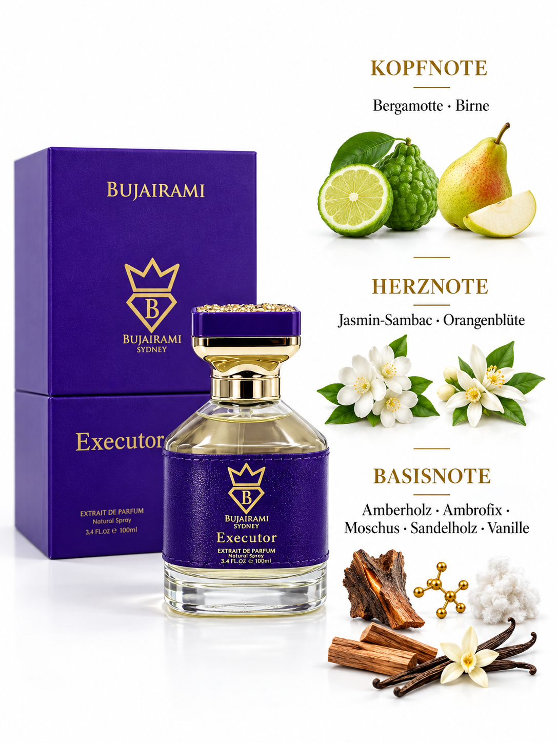 Bujairami Executor Extrait de Parfum 100 ml
