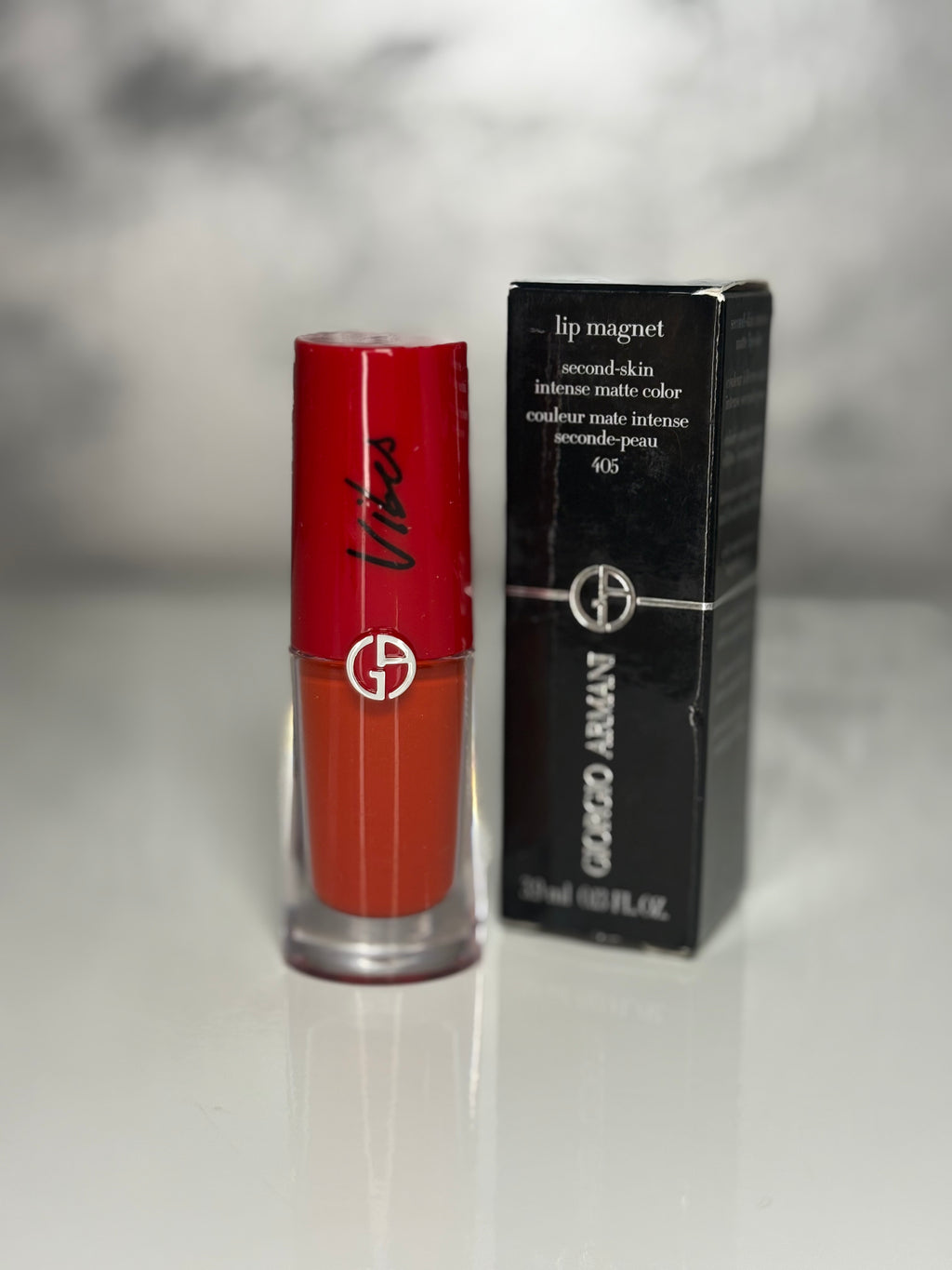 Giorgio Armani Lip Magnet vermillon 405 Matt intense. (Matt color)