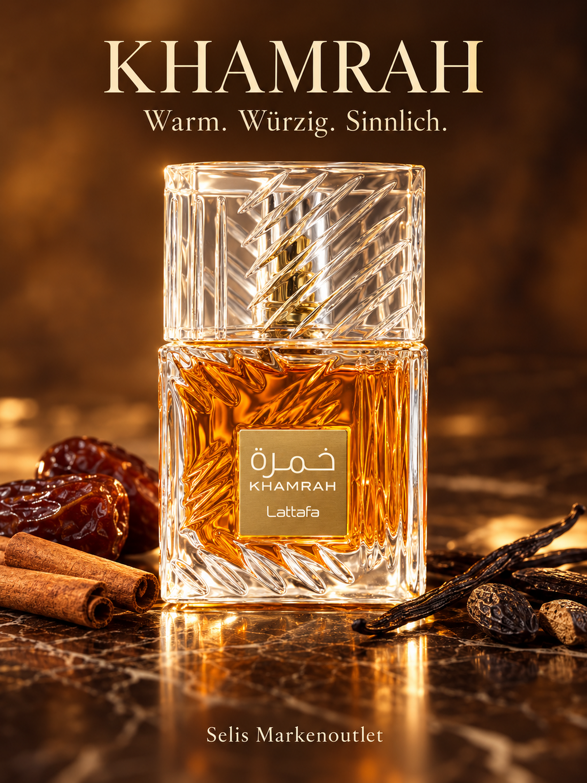 Lattafa Khamrah Eau de Parfum 100 ml – Unisex