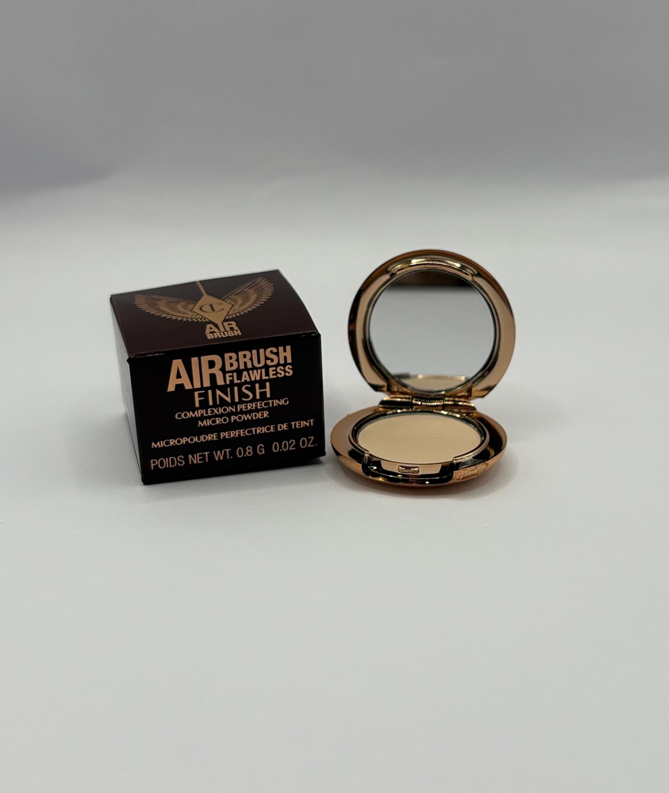 ✨💖 CHARLOTTE TILBURY AIRBRUSH FLAWLESS FINISH MICRO POWDER – FAIR 1 | TRAVEL SIZE 0,8g 💖✨