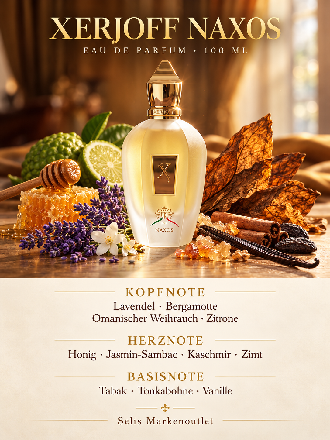 Xerjoff Naxos Eau de Parfum 100 ml – Unisex