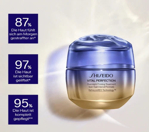 SHISEIDO Vital Perfection Overnight Firming Treatment – Night Cream Soft 50 ml. ohne OVP